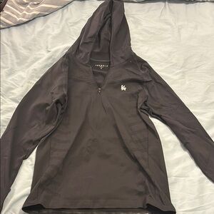 YoungLA Black Half-Zip Pullover